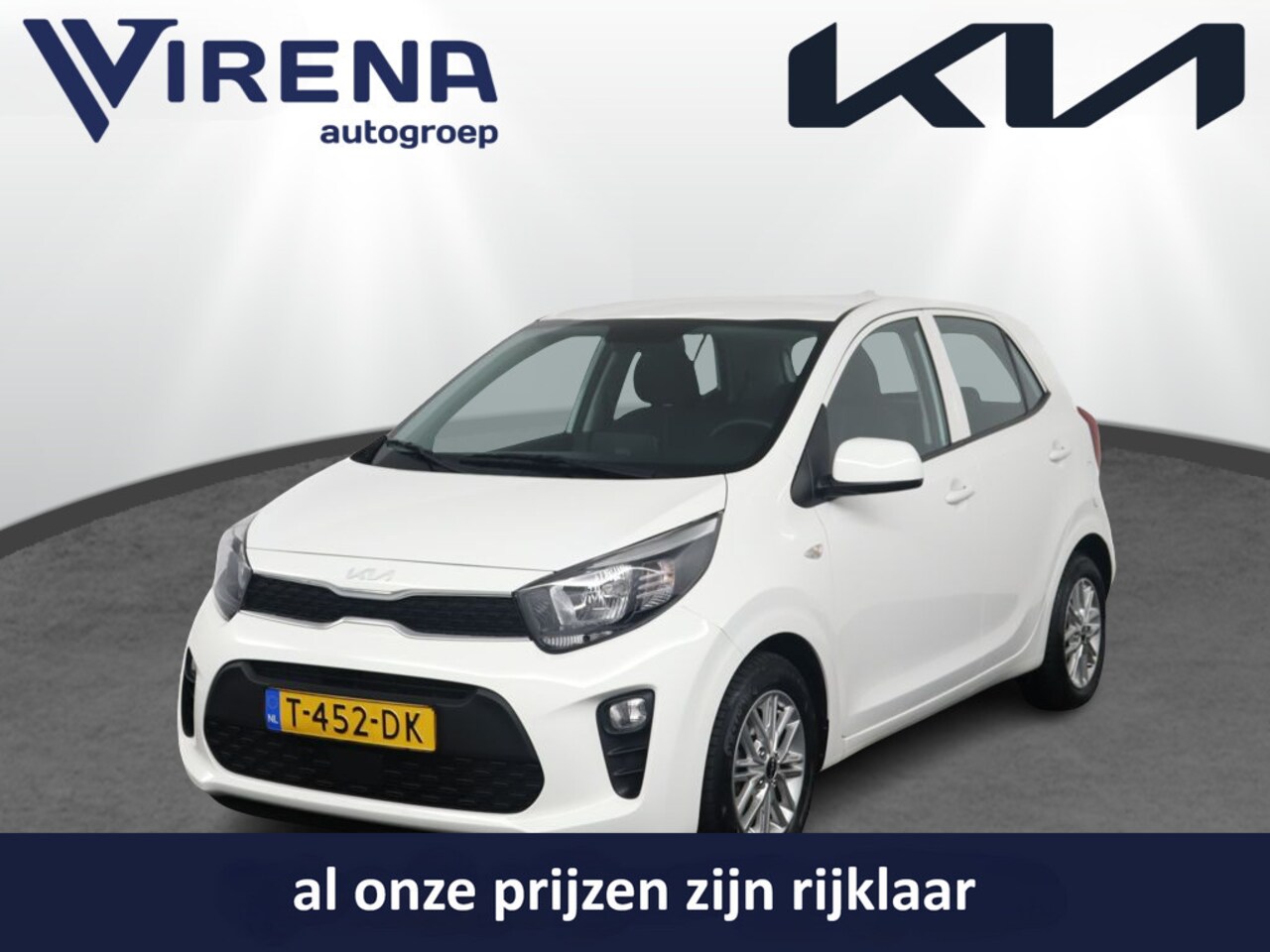 Kia Picanto - 1.0 DPi DynamicLine Navigatie via Apple Carplay/Android Auto - Cruise control - Airco - Ca - AutoWereld.nl