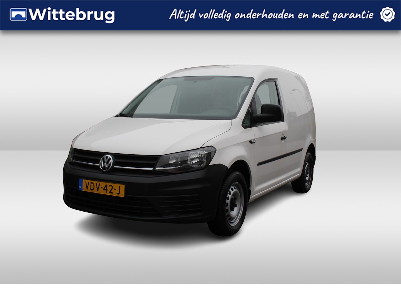 Volkswagen Caddy - 2.0 TDI L1H1 BMT Trendline Wit / Airco NVW - AutoWereld.nl
