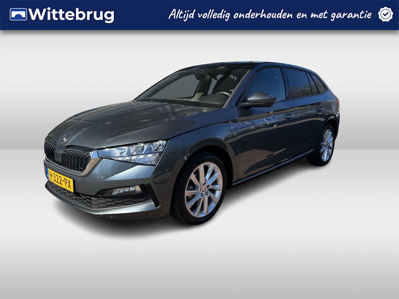 Skoda Scala - 1.0 TSI Sport Business /DSG/ Metallic/ Led/ Clima/ APP/ Do. Glas/  Parkeersensor / 17 lmv - AutoWereld.nl