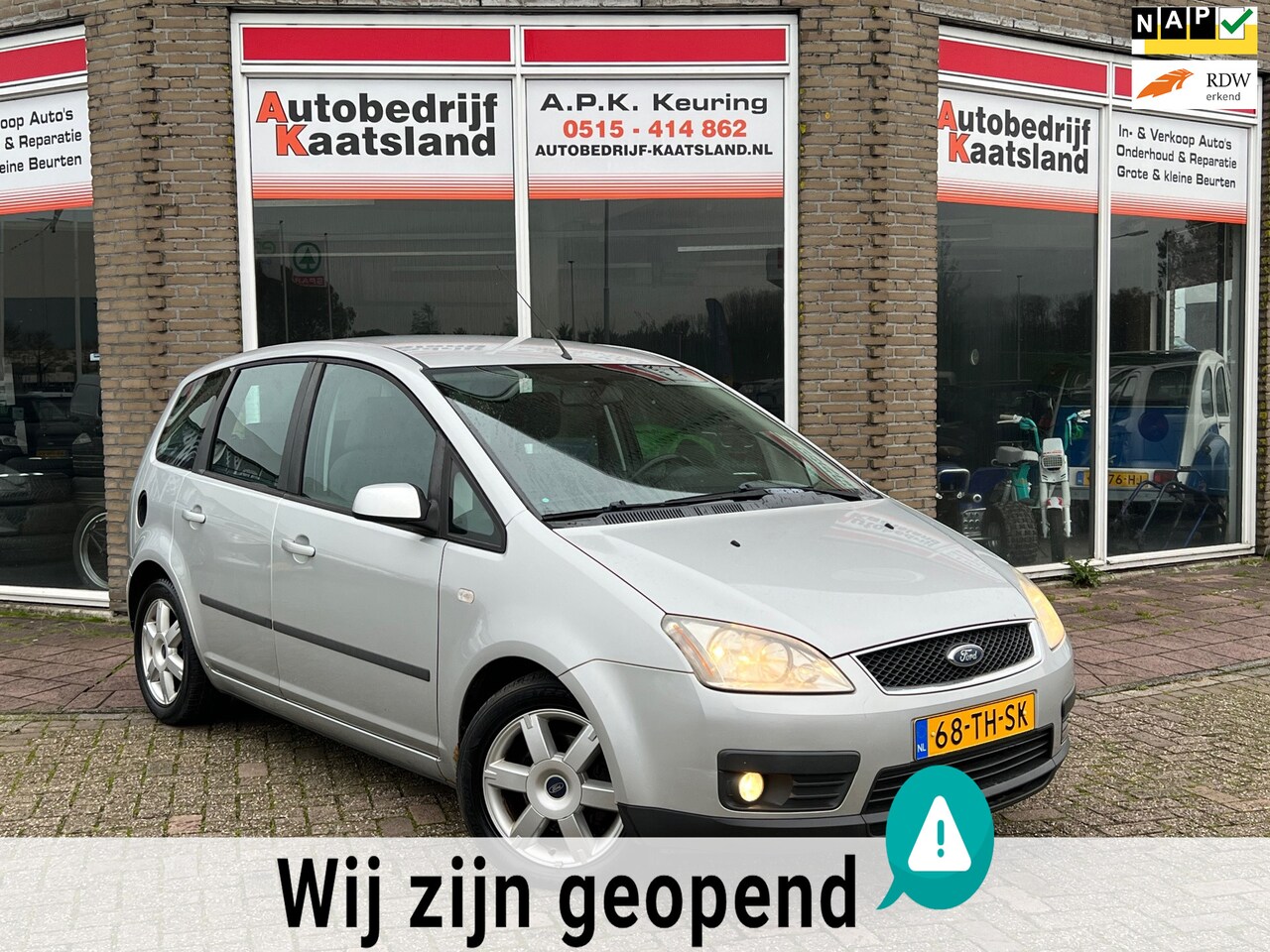 Ford Focus C-Max - 1.6-16V Futura - Clima - Cruise - NIEUWE APK - - AutoWereld.nl
