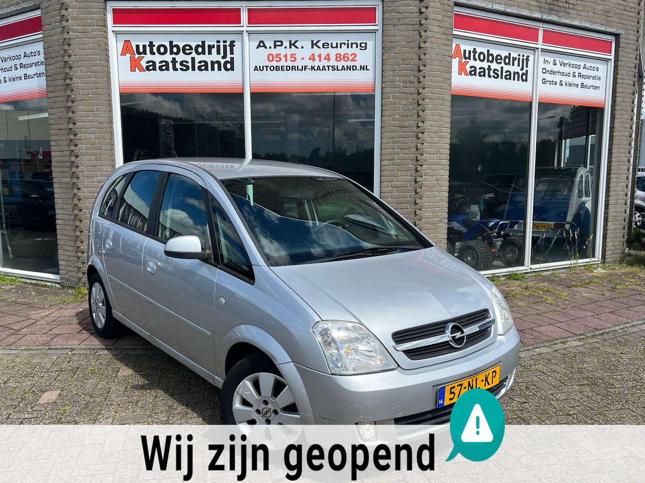 Opel Meriva - 1.6-16V Cosmo - Airco - Cruise - Nieuwe APK - AutoWereld.nl