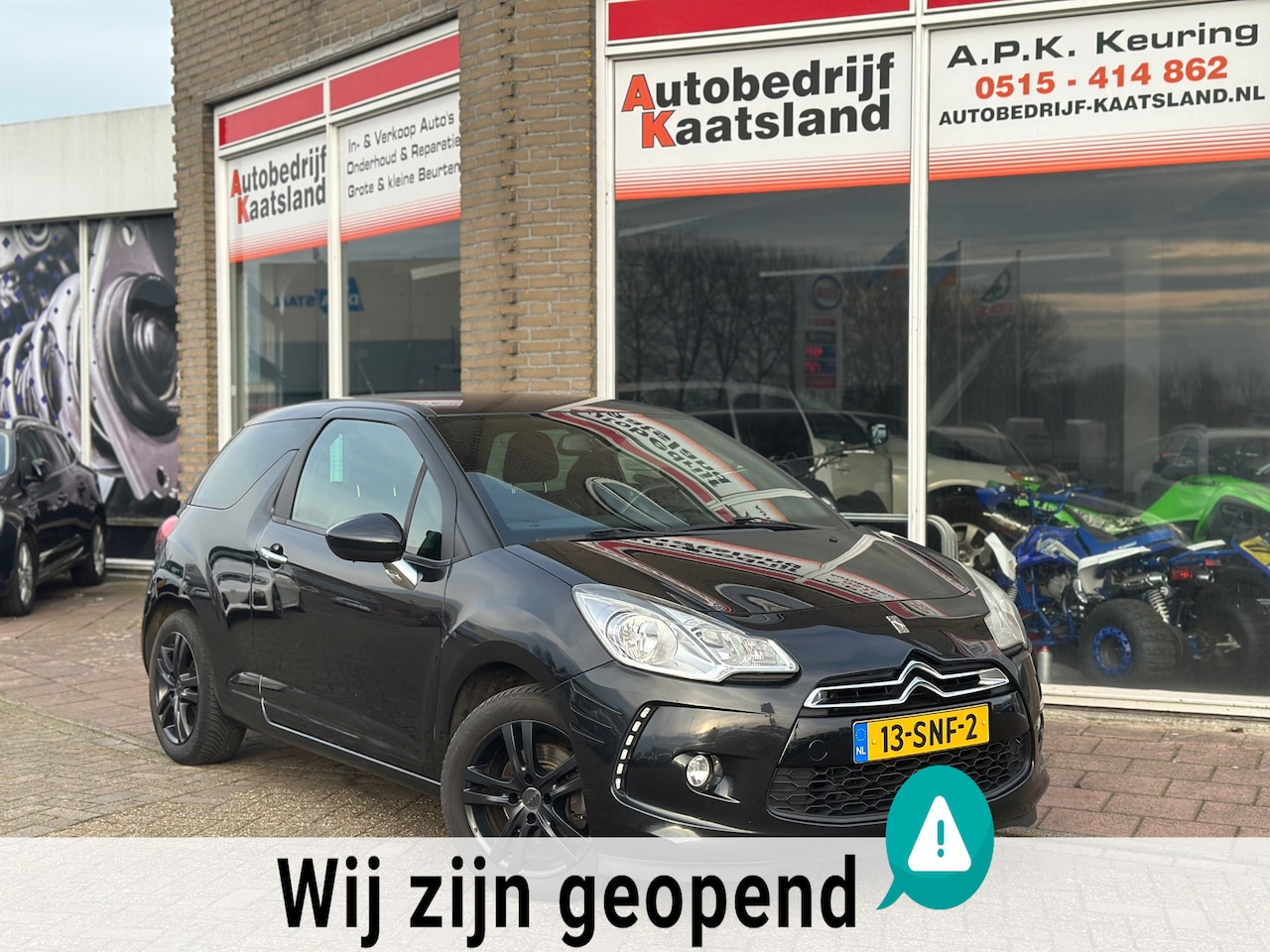 Citroën DS3 - 1.6 So Chic in Black - Cruise - Clima - AutoWereld.nl
