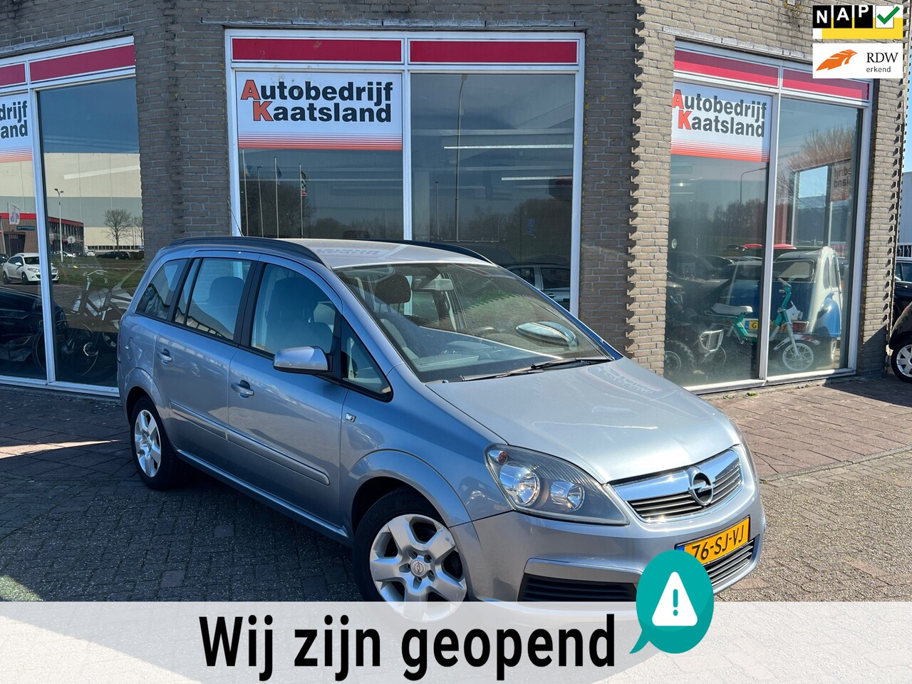 Opel Zafira - 1.6 Enjoy 7 Persoons - Trekhaak - Cruise - Nieuwe APK - AutoWereld.nl