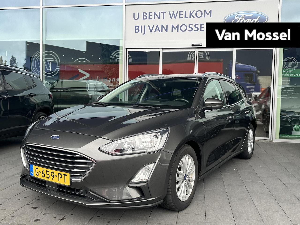Ford Focus Wagon - 1.0 EcoBoost Titanium Business 125pk | Climate Control | NAVIGATIE | PDC | LMV | VOORRUITV - AutoWereld.nl