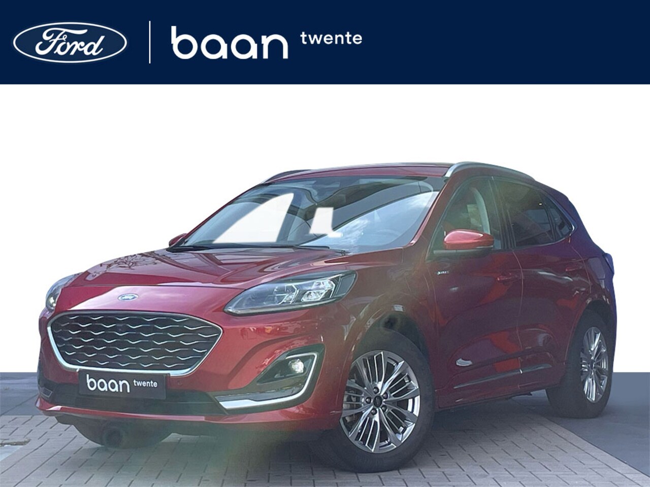 Ford Kuga - 2.5 PHEV Vignale | Elektrisch Uitklapbare Trekhaak | Lucid Red | Winterpack | Adaptive Cru - AutoWereld.nl