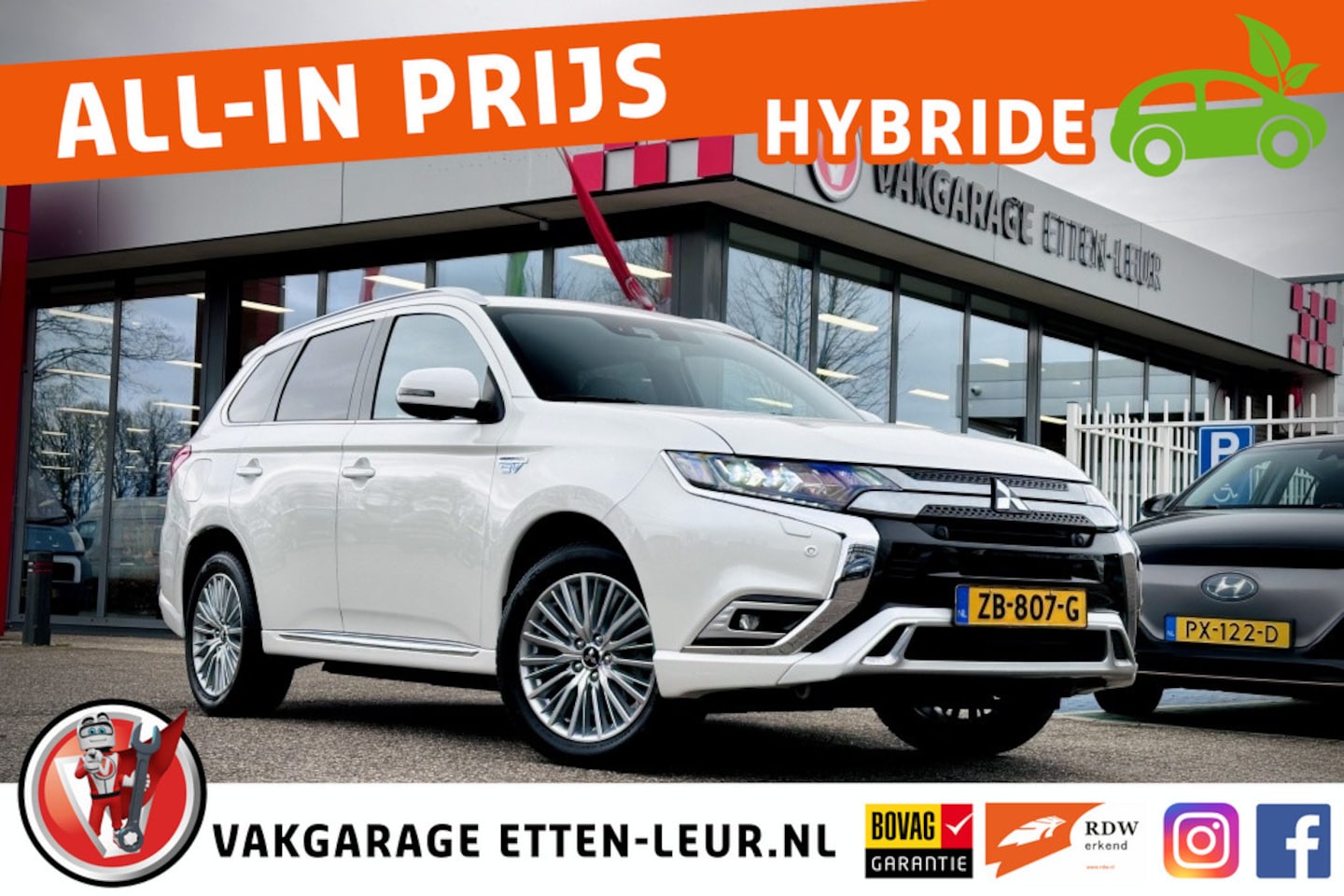 Mitsubishi Outlander - 2.4 PHEV Instyle | Nieuw type | Trekhaak | Adaptive | 360 camera - AutoWereld.nl