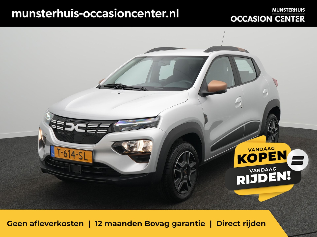 Dacia Spring - Extreme 27 kWh - RIJKLAARPRIJS - Achteruitrijcamera - Navigatie - AutoWereld.nl