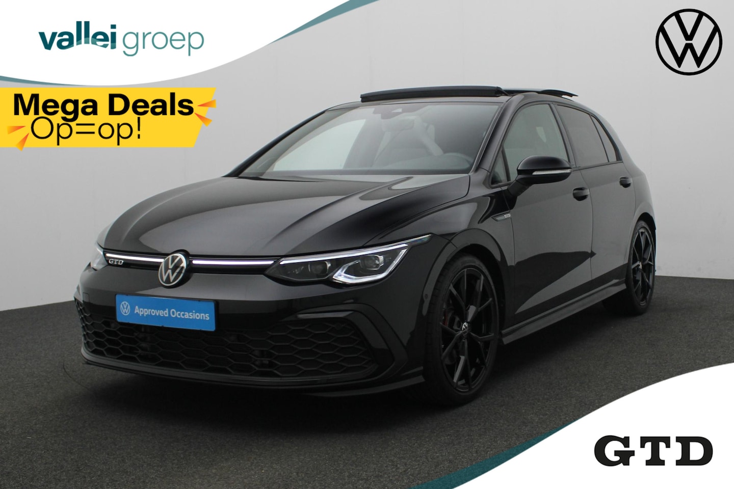 Volkswagen Golf - GTD 2.0 TDI 147 kW / 200 pk DSG | Black Style | Pano | Standkachel | 19 inch | IQ Light | - AutoWereld.nl