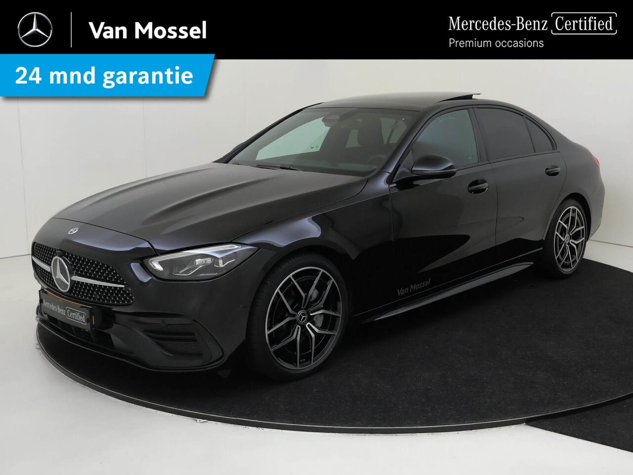 Mercedes-Benz C-klasse - 180 AMG Line / Panoramadak/ Night/ 19 inch/ Winter Pack - AutoWereld.nl