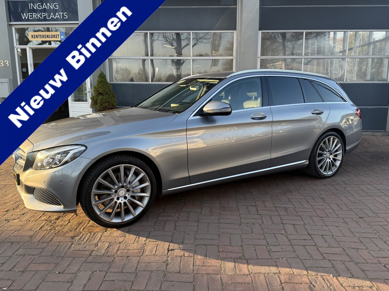 Mercedes-Benz C-klasse Estate - 350 e Lease Edition Bj 2016 Plug-in Hybrid 19inch 279pk 7G-TRONIC AMG Trekhaak - AutoWereld.nl