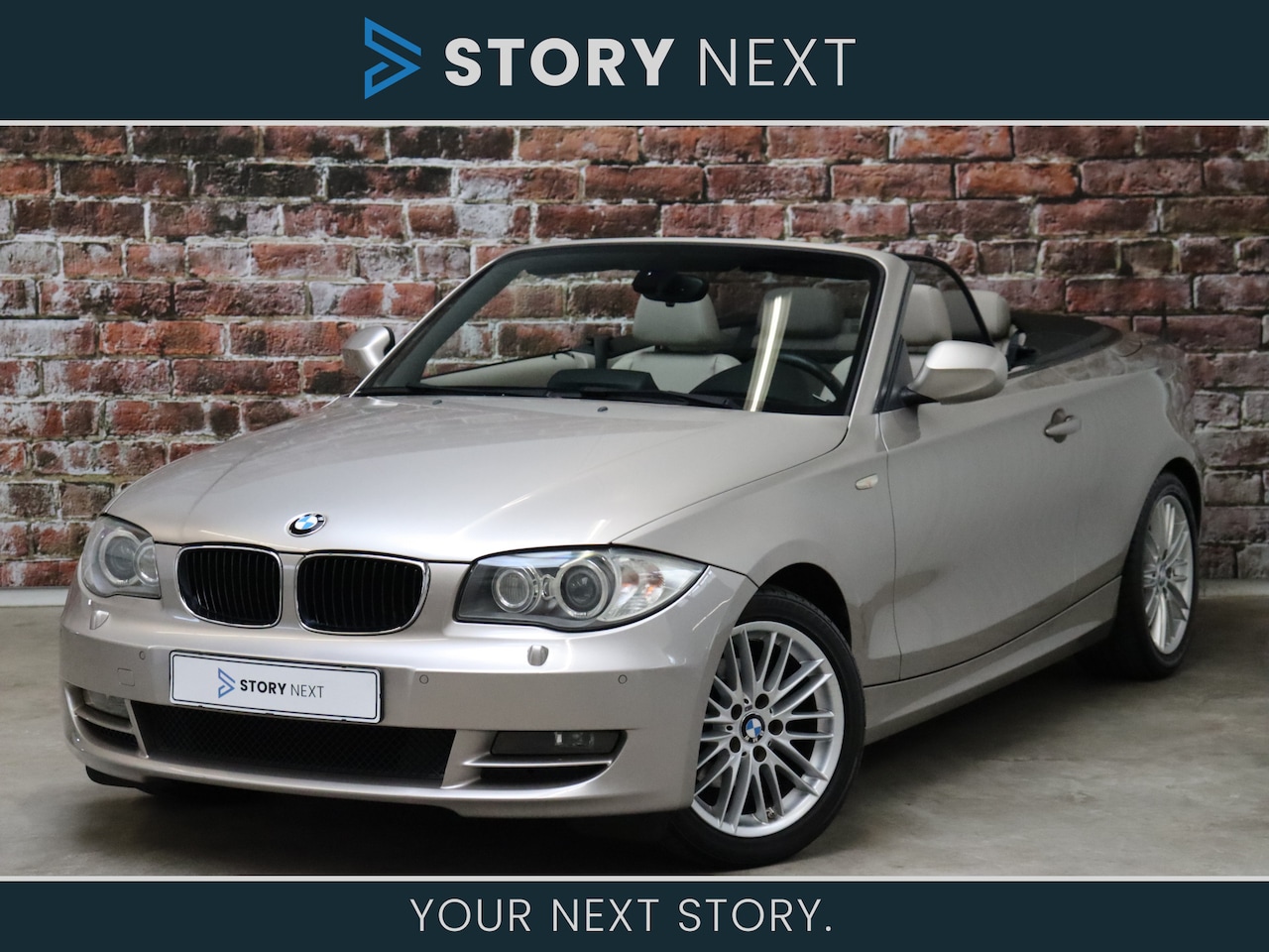 BMW 1-serie Cabrio - 118i High Executive Automaat / Leder / Sportstoelen / Climate Control / Xenon / Stoelverwa - AutoWereld.nl