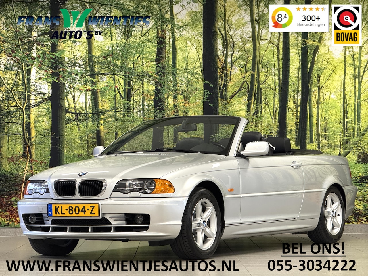 BMW 3-serie Cabrio - 320Ci Executive | Elektrische Cabriokap | Parkeersensoren Achter | Stoelverwarming |Elektr - AutoWereld.nl