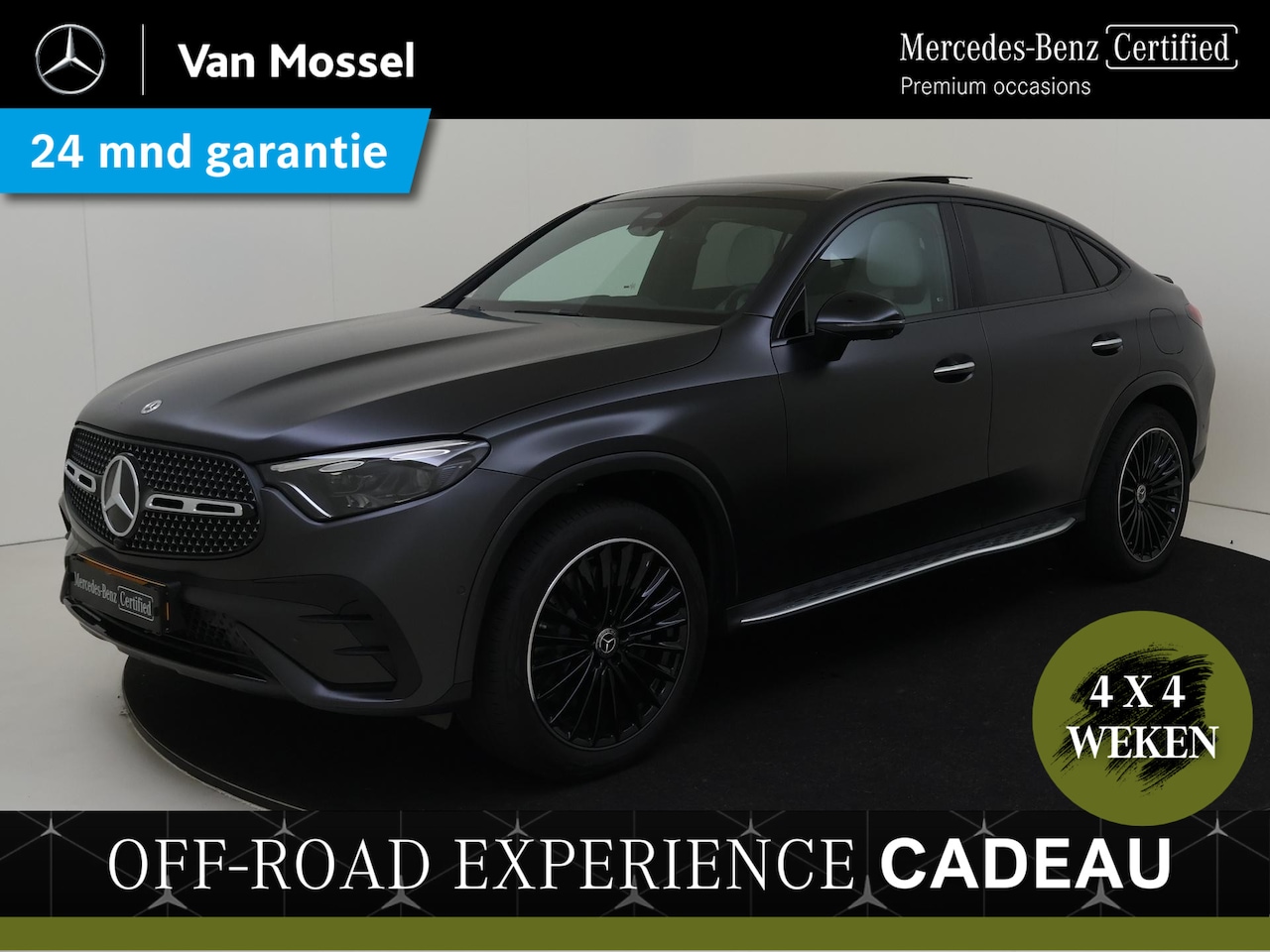 Mercedes-Benz GLC-klasse Coupé - 300e 4MATIC AMG Line / Premium Plus/ Panoramadak/ AIRMATIC/ Achterasbesturing/ Burmester/ - AutoWereld.nl