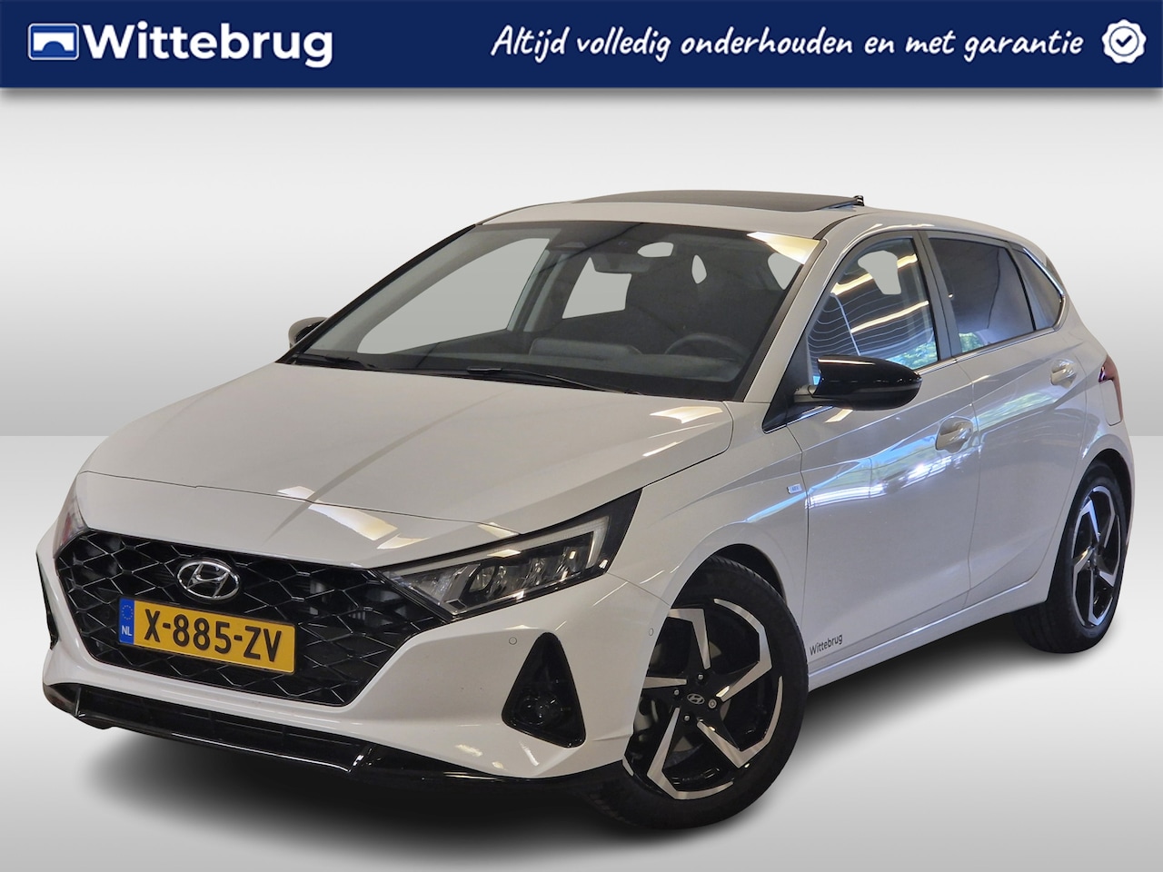Hyundai i20 - 1.0 T-GDI Premium Sky Zeer complete automaat met panorama dak! Direct Leverbaar! - AutoWereld.nl