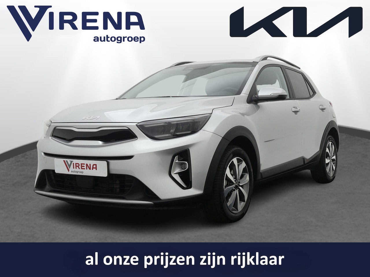 Kia Stonic - 1.0 T-GDi MHEV DynamicPlusLine - LED Koplampen - Cruise Control - Navigatie - Climate Cont - AutoWereld.nl