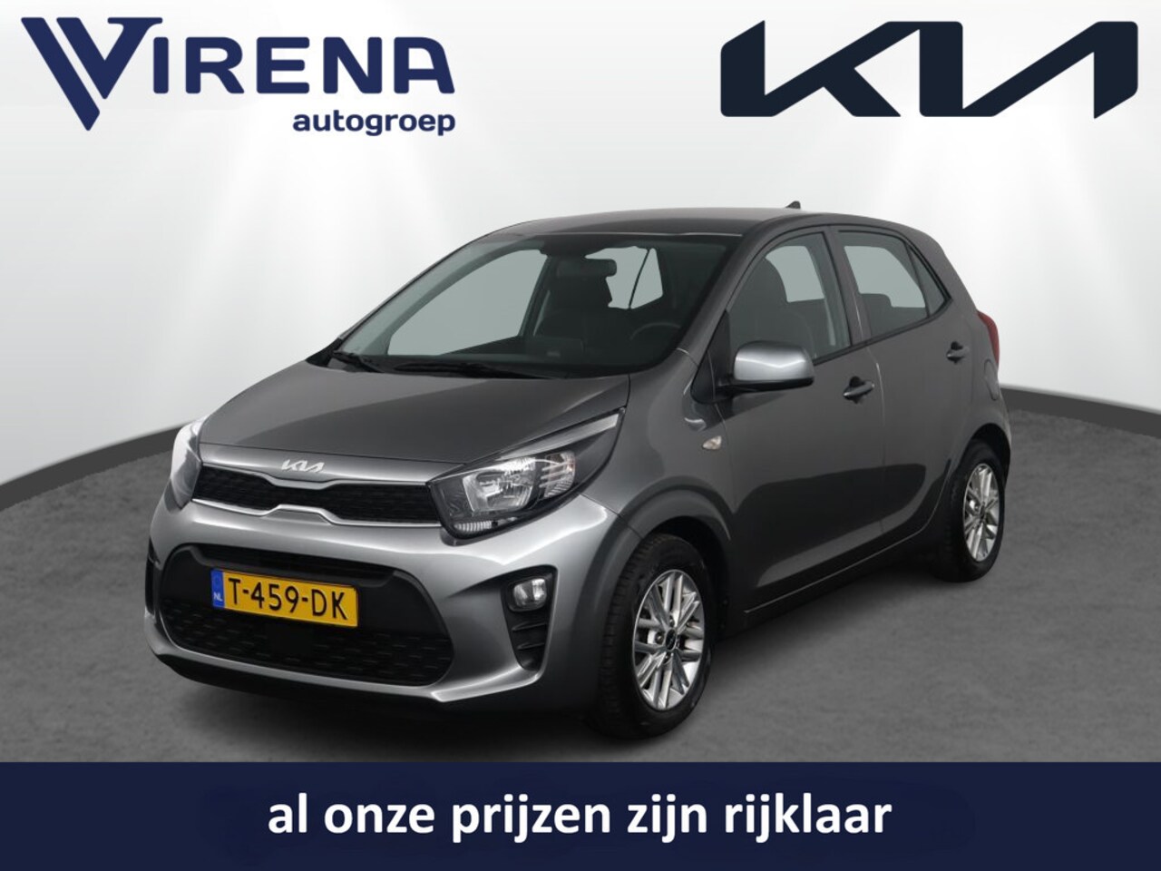 Kia Picanto - 1.0 DPi DynamicLine Navigatie via Apple Carplay/Android Auto - Cruise control - Airco - Ca - AutoWereld.nl