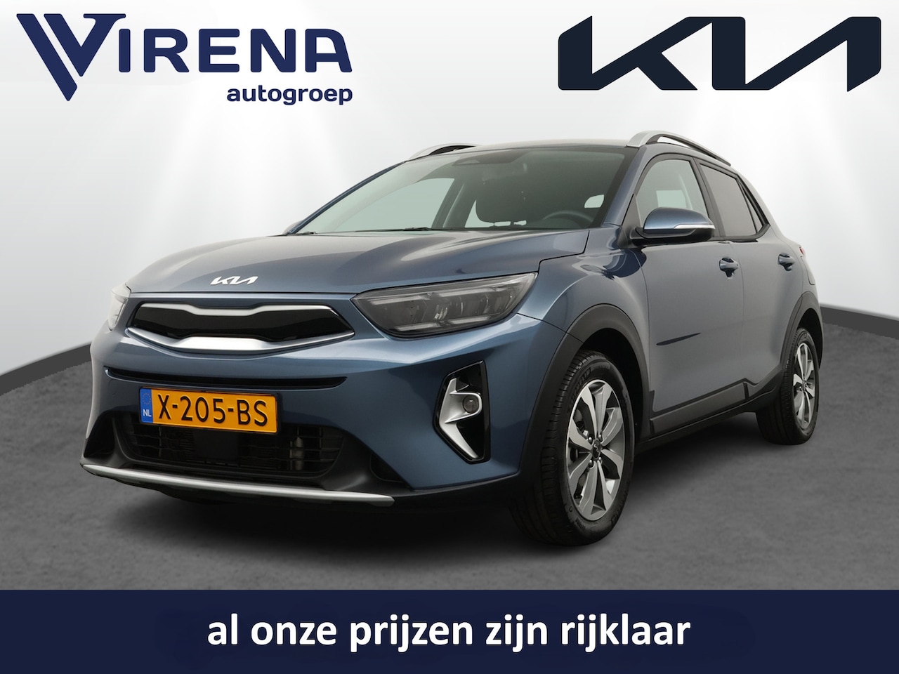 Kia Stonic - 1.0 T-GDi MHEV DynamicPlusLine - Led Koplampen - Navigatie - Cruise Control - Climate Cont - AutoWereld.nl