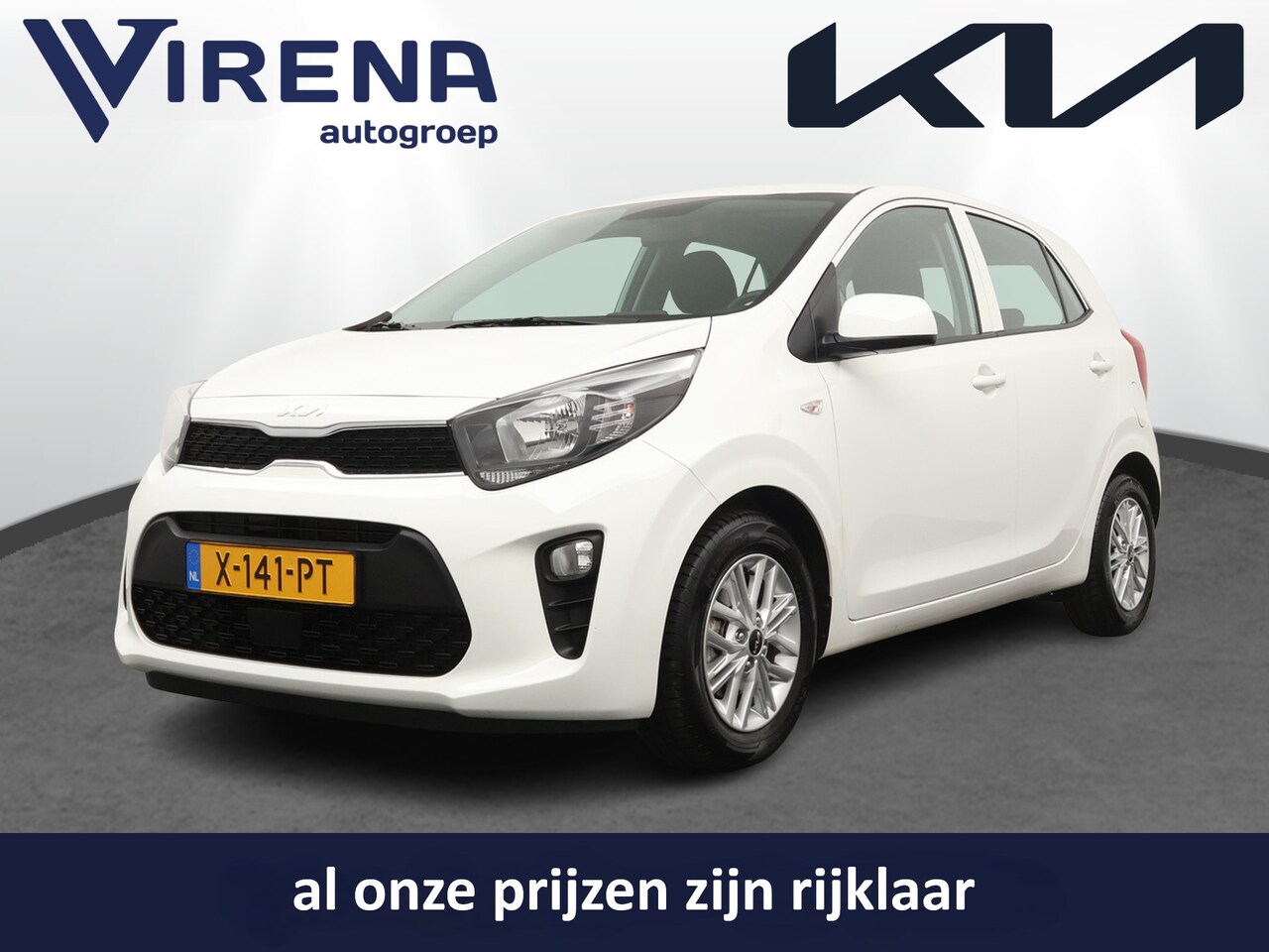Kia Picanto - 1.0 DPi DynamicLine Airco - Apple Carplay/Android Auto - Cruise Control - Achteruitrijcame - AutoWereld.nl