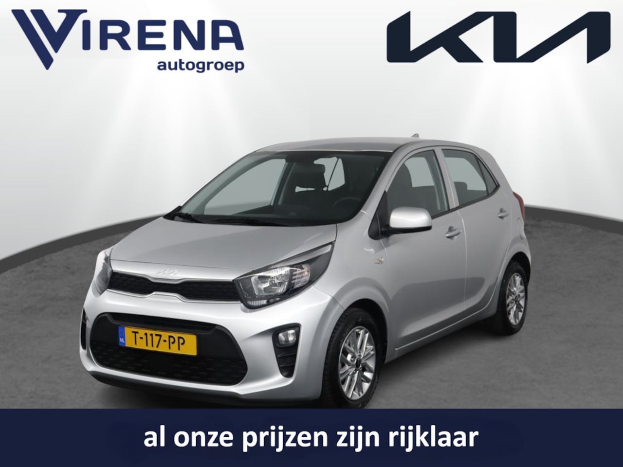 Kia Picanto - 1.0 DPi DynamicLine Navigatie via Apple Carplay/Android Auto - Cruise Control - Airco - Fa - AutoWereld.nl