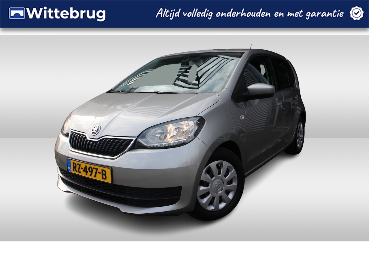 Skoda Citigo - 1.0 Greentech Ambition Plus Airco / Bluetooth / Cruise control Unieke, lage km stand - AutoWereld.nl