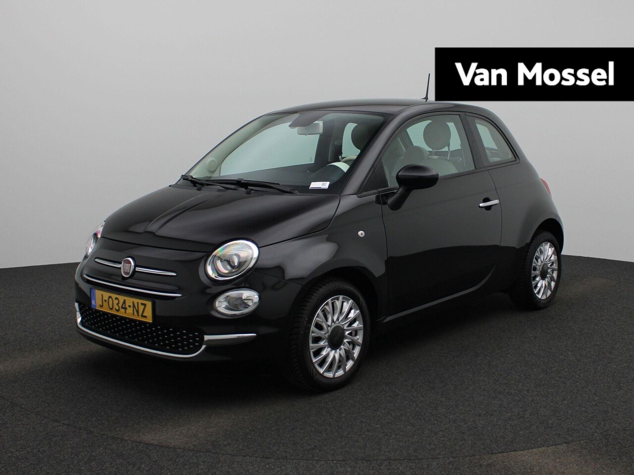 Fiat 500 - 1.0 Hybrid Lounge NAVIGATIE | AIRCO | CRUISE | ELEKTRISCHE RAMEN | DAB | HYBRIDE | LICHTME - AutoWereld.nl