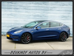 Tesla Model 3 - Performance AWD 75 kWh 20inch 462Pk Full Fsd Soh 87%
