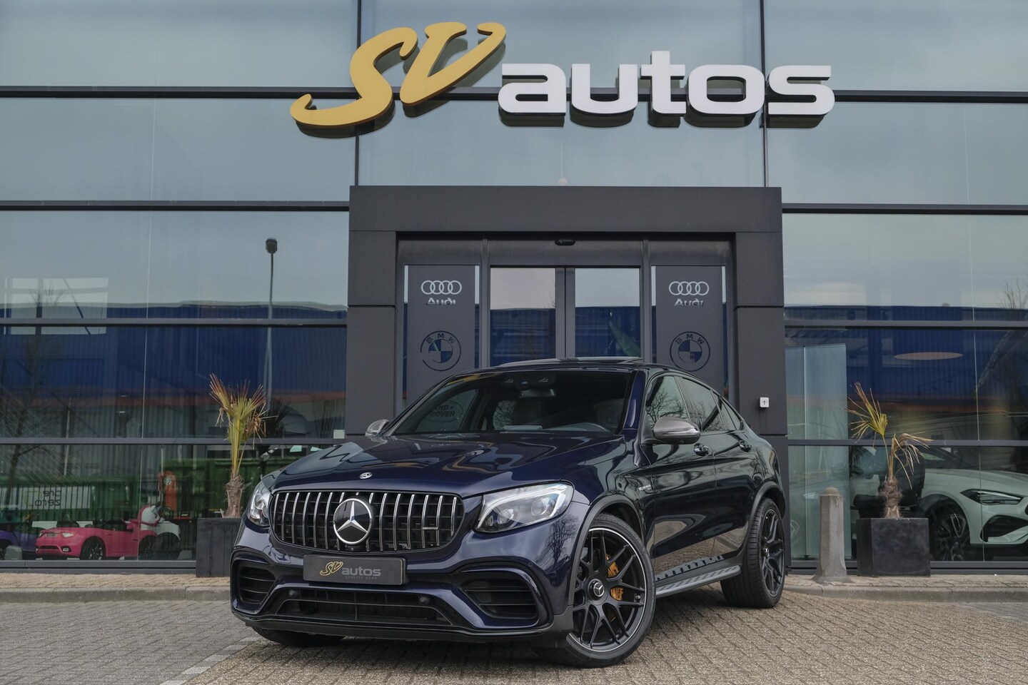 Mercedes-Benz GLC-klasse Coupé - GLC63s AMG 510pk 4MATIC+ Keramisch Schuifdak Distronic+ Burmester Luchtvering Trekhaak Hea - AutoWereld.nl