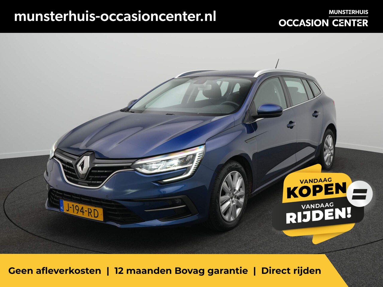 Renault Mégane Estate - TCe 115 Business Zen - RIJKLAARPRIJS - Eerste Eigenaar - Parkeersensoren voor + achter - N - AutoWereld.nl