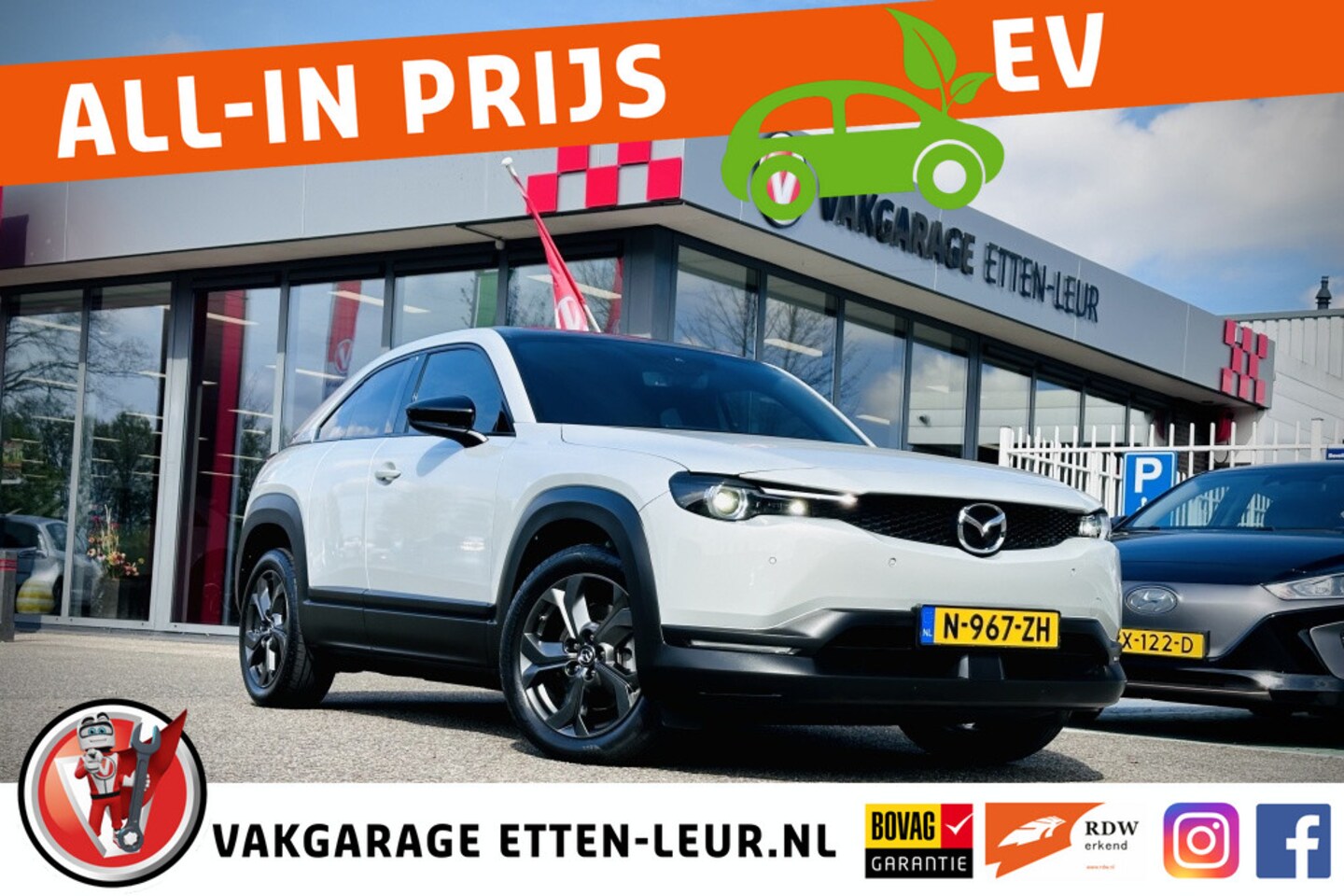 Mazda MX-30 - e-SkyActiv 145 1stEd 36 kWh / LED / CAMERA / STOELVERWARMING - AutoWereld.nl