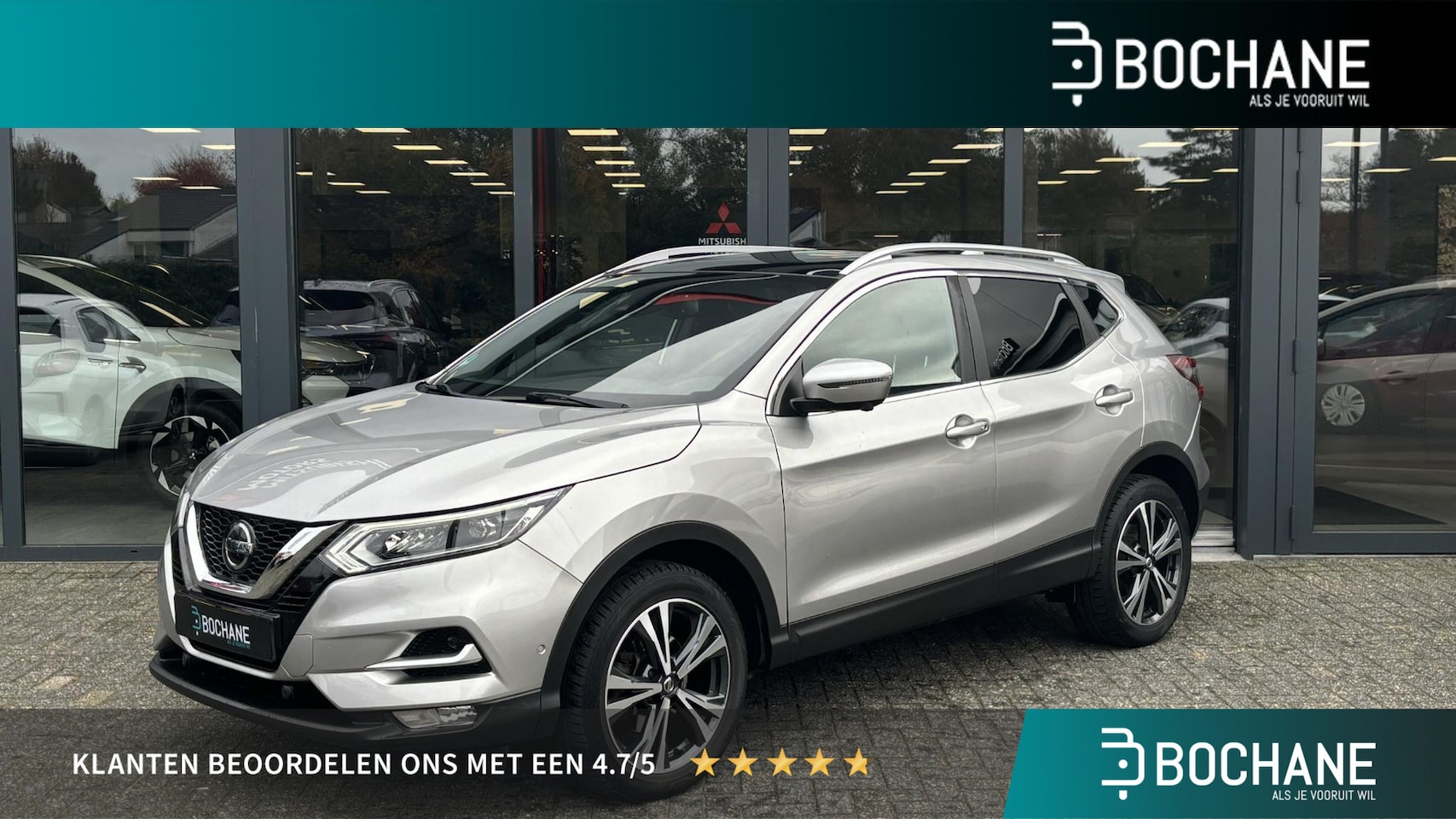 Nissan Qashqai - 1.2 N-Connecta | Panoramadak | 360 Camera | - AutoWereld.nl