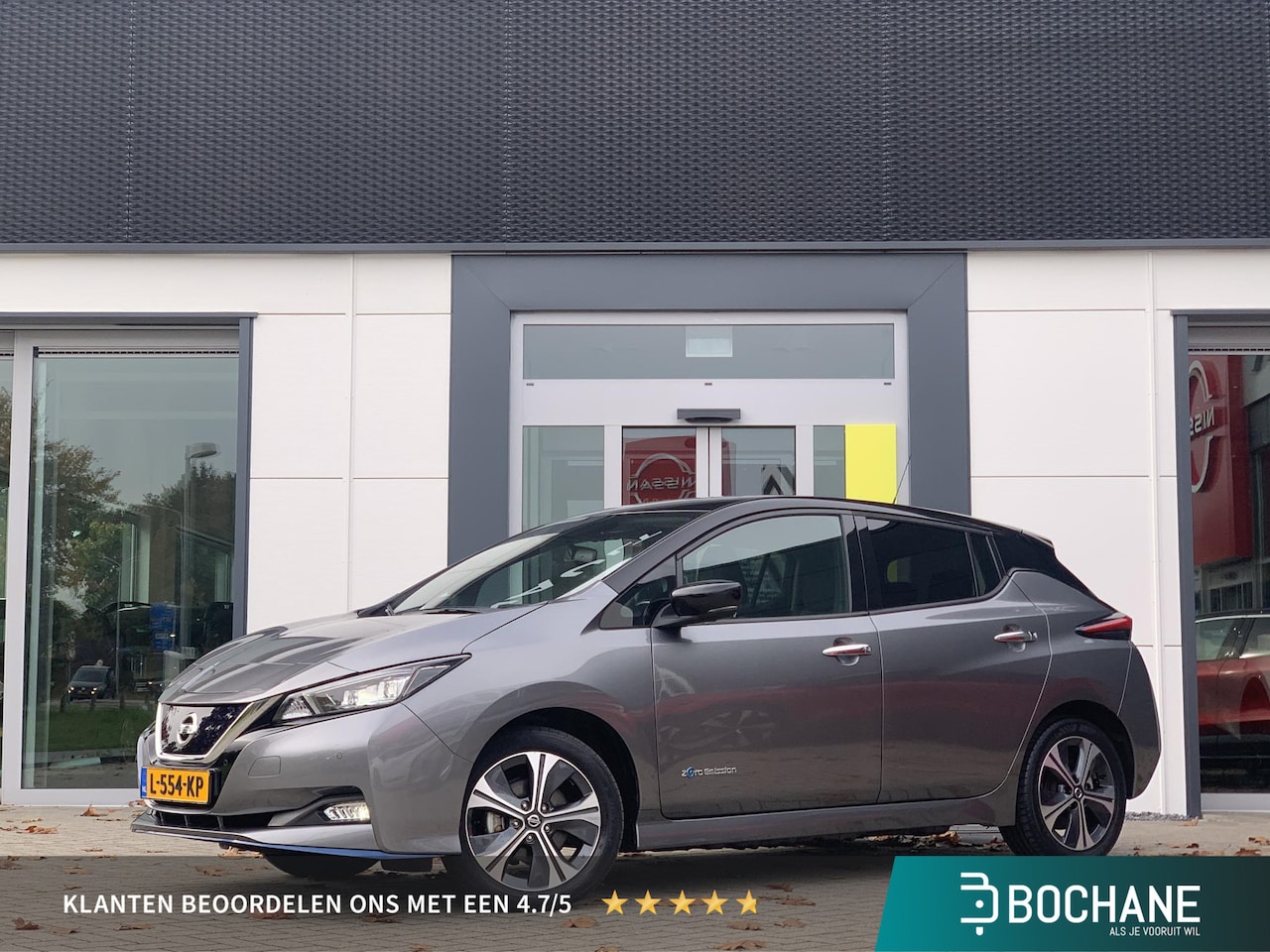 Nissan LEAF - 62 kWh e+ Tekna Bose | Lederen bekleding | Stoelverwarming | - AutoWereld.nl
