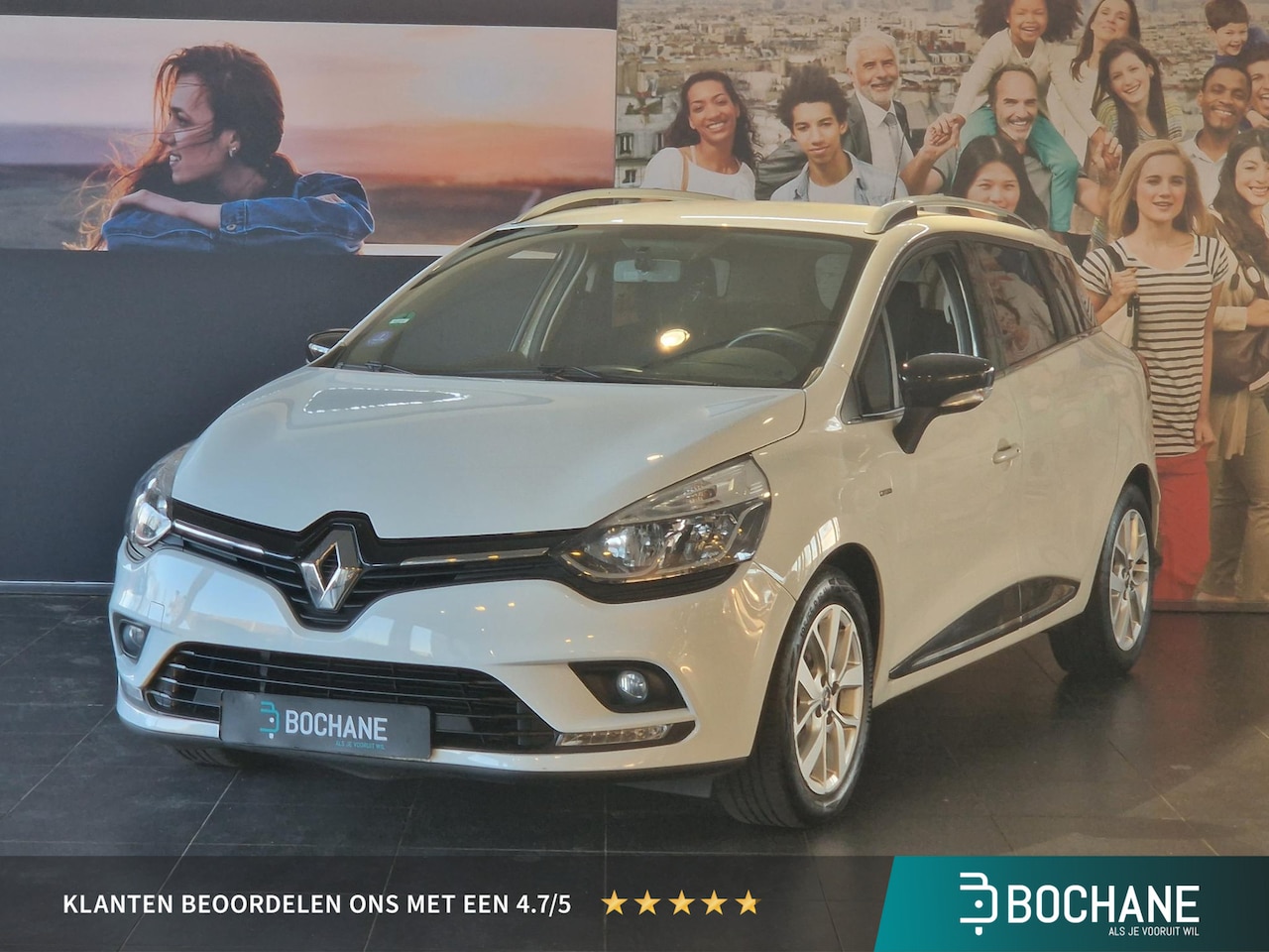 Renault Clio Estate - 0.9 TCe Limited NAVIGATIE | PARKEERSENSOREN ACHTER | LICHTMETALEN VELGEN - AutoWereld.nl