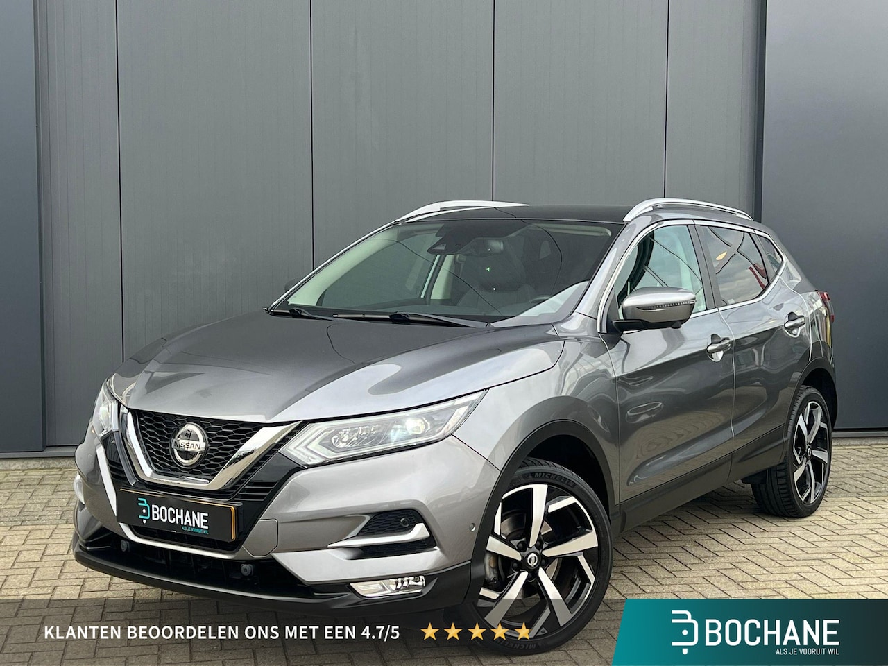 Nissan Qashqai - 1.3 DIG-T Tekna | Trekhaak| Panoramadak | 360º Camera | Voorruit- & Stoelverwarming | Dode - AutoWereld.nl