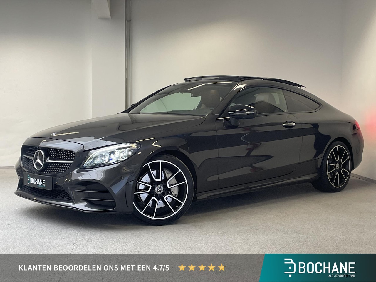 Mercedes-Benz C-klasse Coupé - 300 AMG Premium Plus | PANO | BURMESTER | LEDER | - AutoWereld.nl