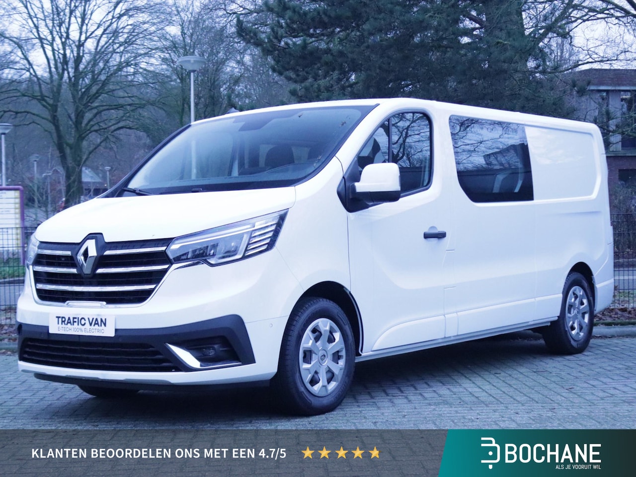 Renault Trafic E-Tech - T29 L2H1 Comfort Dubbele Cabine Clima/Navi/Camera - AutoWereld.nl