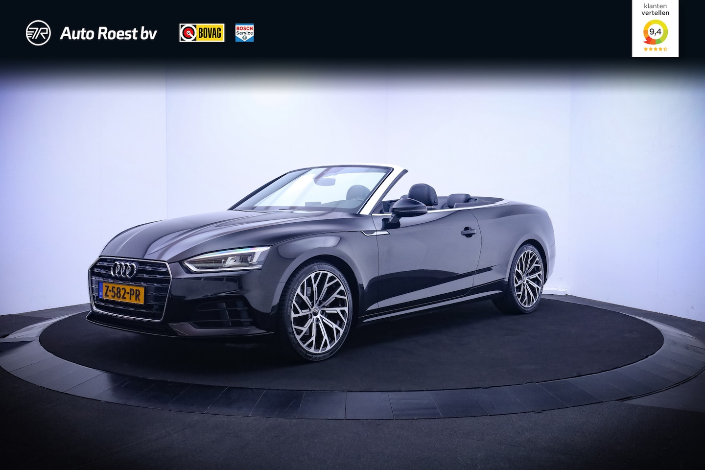 Audi A5 Cabriolet - 2.0TFSI S-Tr. FULL LED/NAVI/CLIMA/CRUISE/DAB+/LEDER/STOELVERW./PDC V+A/LMV - AutoWereld.nl