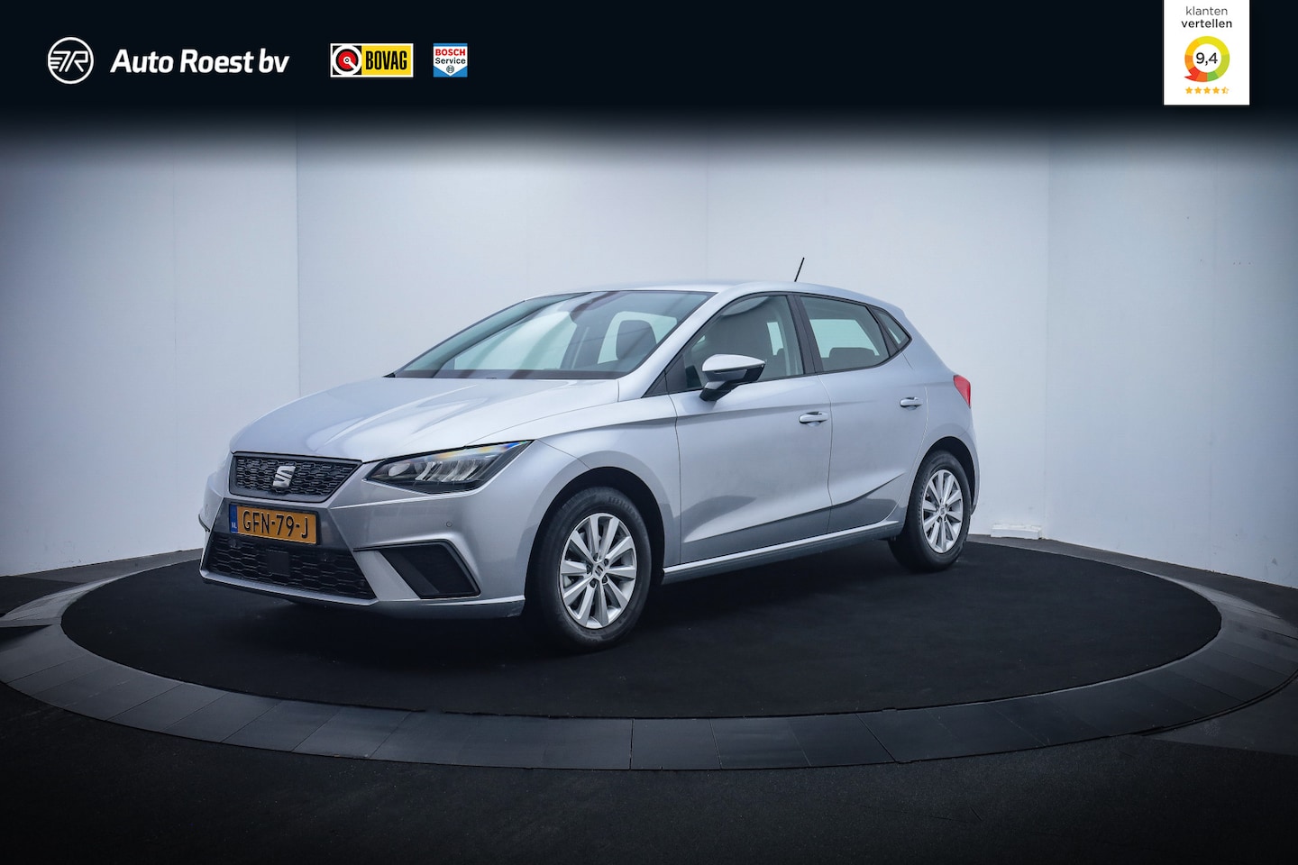 Seat Ibiza - 1.0TSI Dsg LED/CAMERA/CARPLAY/CLIMA/CRUISE/LANE ASSIST/PDC V+A/LMV - AutoWereld.nl