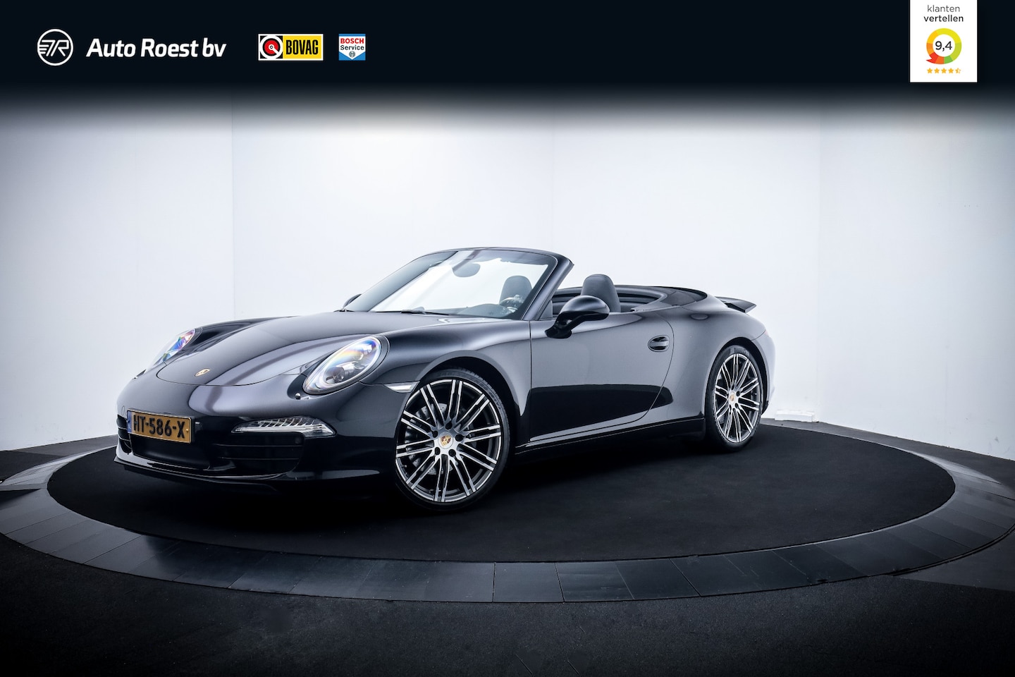 Porsche 911 Cabrio - 3.4 Pdk Carrera Black Edition Sportuitlaat/Sport Chrono/Dealeronderhoud - AutoWereld.nl