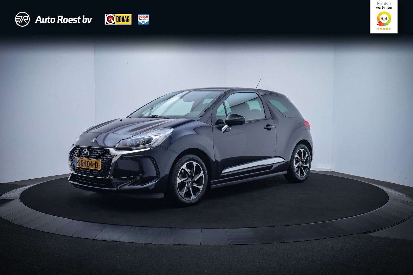 DS 3 - 1.2T Aut. So Chic FULL LED/CLIMA/CRUISE/BLUETOOTH/PDC V+A/LMV 16''/TREKHAAK - AutoWereld.nl