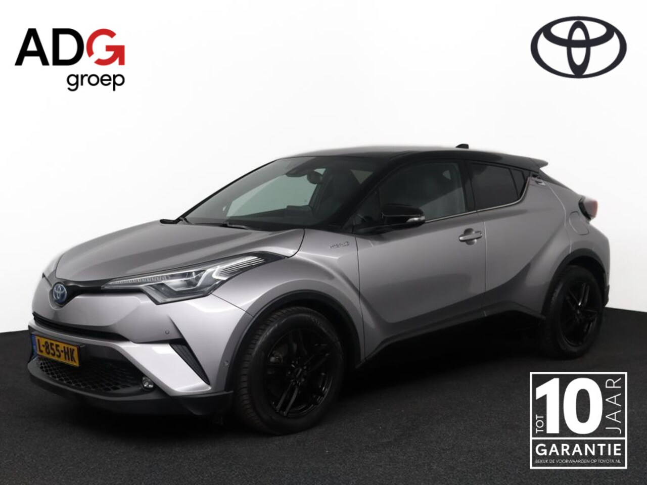Toyota C-HR - 1.8 Hybrid Bi-Tone | Lederen bekleding | Adaptieve cruise control | Stoelverwarming | Stuu - AutoWereld.nl