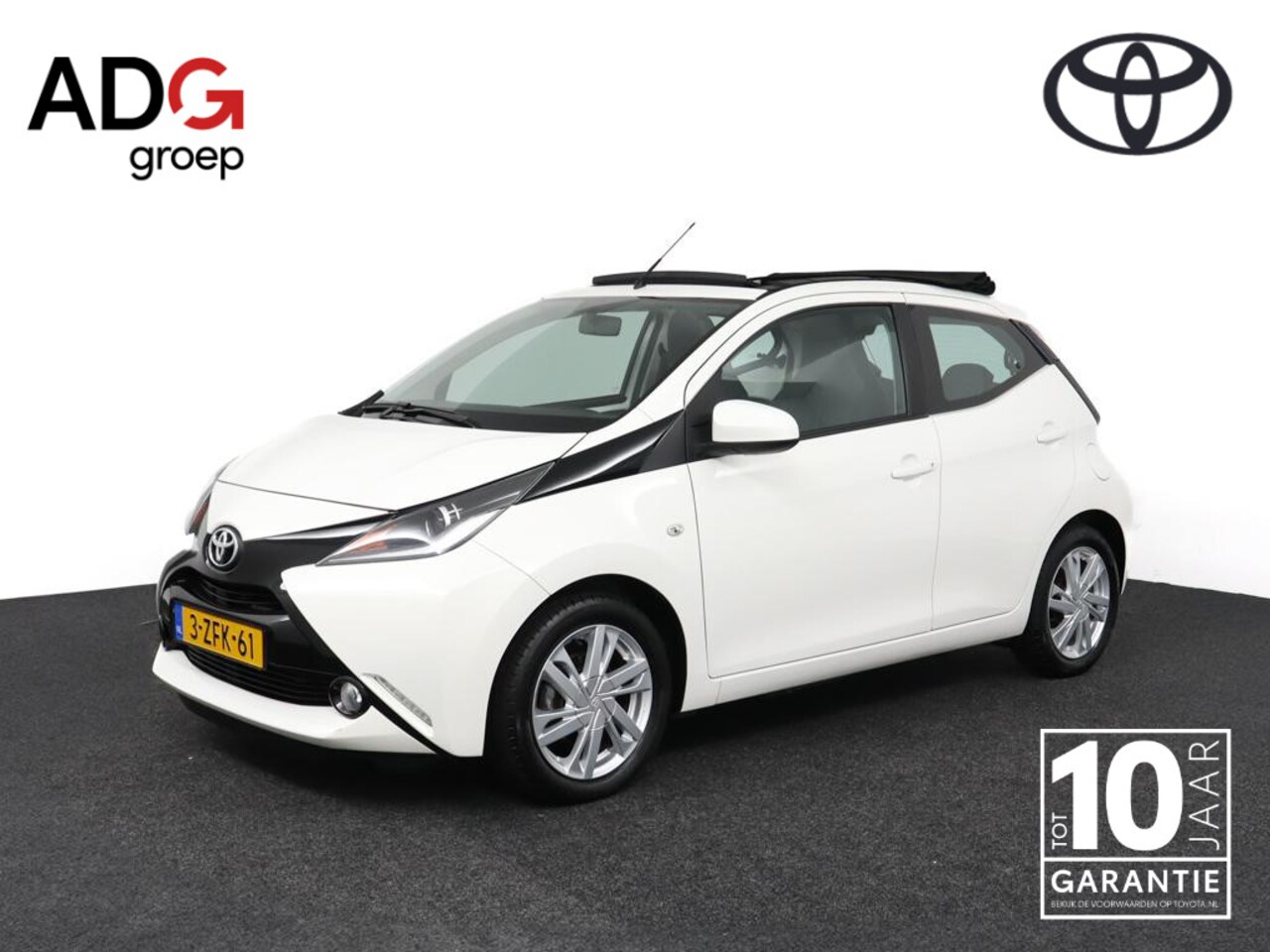 Toyota Aygo - 1.0 VVT-i x-wave | Cabriodak | lm velgen | airco | - AutoWereld.nl