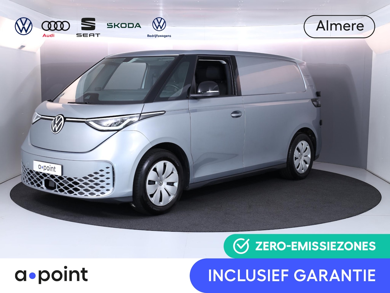 Volkswagen ID. Buzz Cargo - 77 kWh 204 pk | Navigatie via App | Elektr. trekhaak | Parkeersensoren | Achteruitrijcamer - AutoWereld.nl