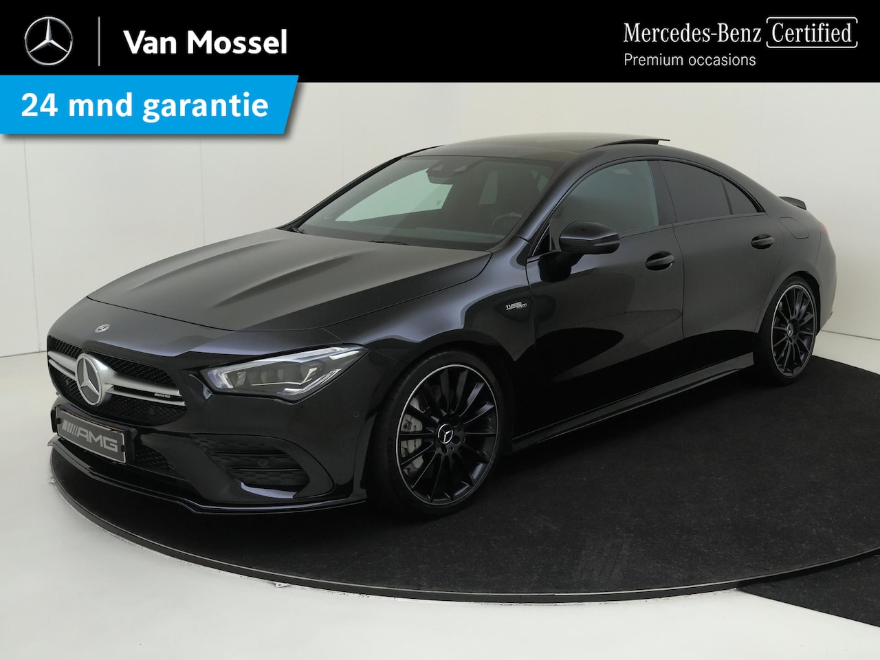 Mercedes-Benz CLA-Klasse - AMG 35 4MATIC Premium Plus /Panoramadak / Memory stoelen/ Burmester /19 Inch - AutoWereld.nl