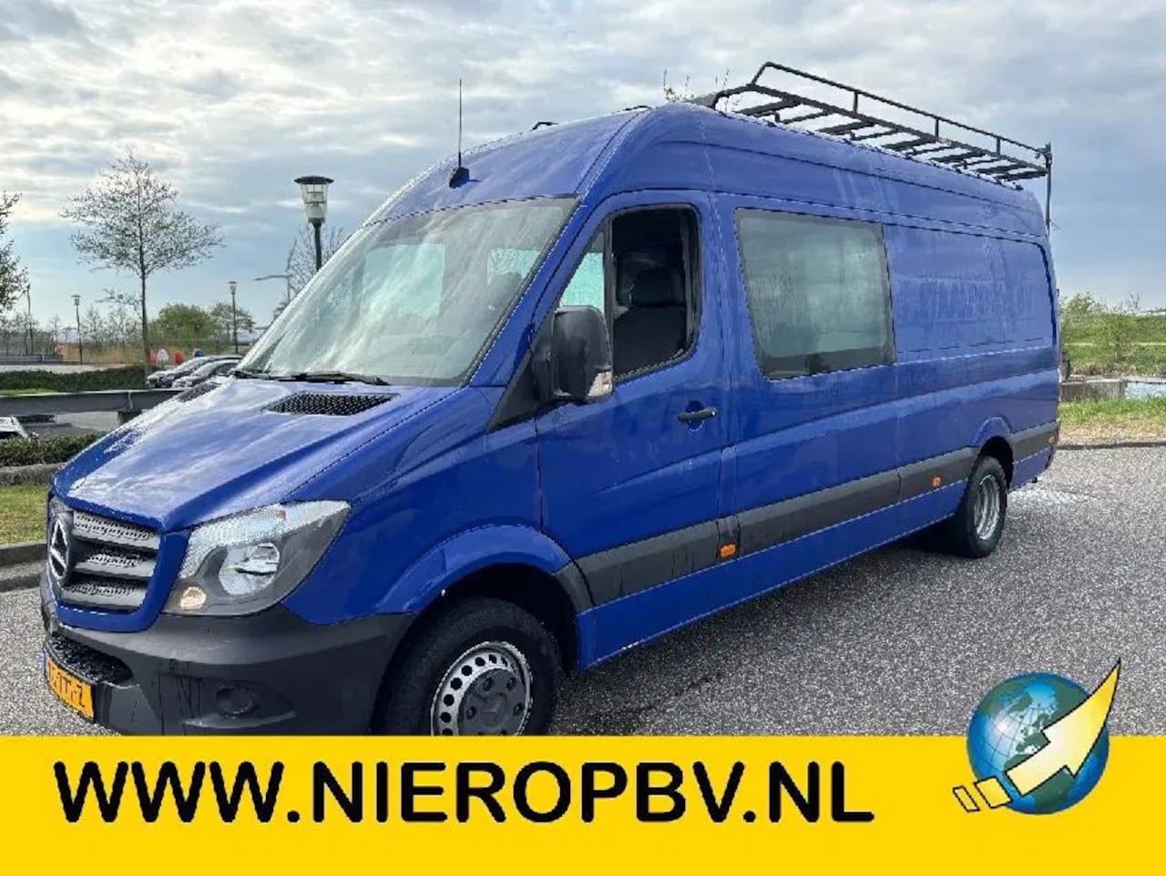 Mercedes-Benz Sprinter - 516CDI L3H2 Dubbelcabine Airco 3500KG Trekhaak - AutoWereld.nl