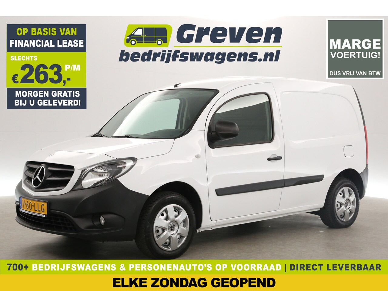 Mercedes-Benz Citan - 108 CDI L1H1 Marge Airco Elektr-Ramen Schuifdeur - AutoWereld.nl