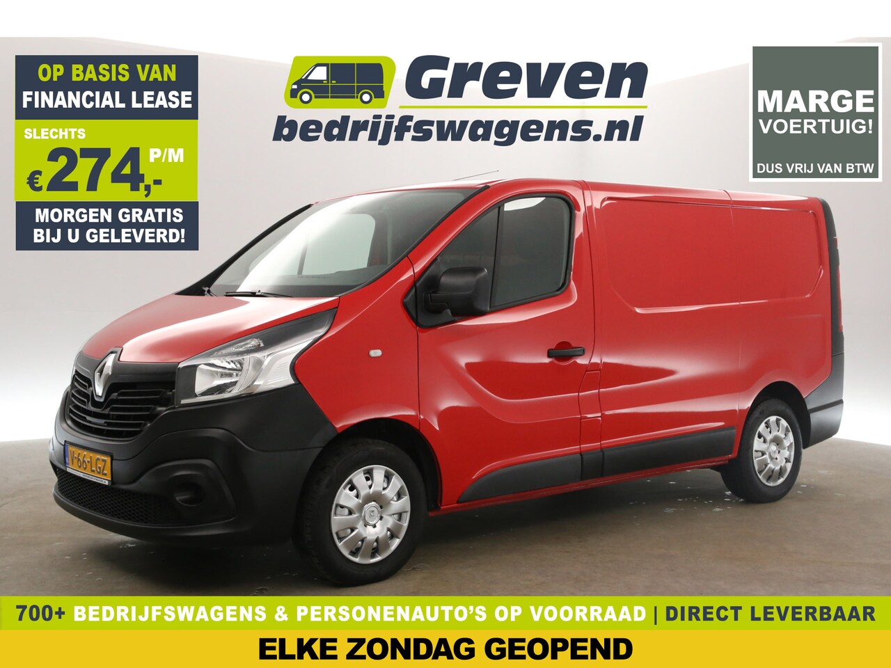 Renault Trafic - 1.6 dCi L1H1 Marge Camera 3 Persoons Elektrpakket Schuifdeur - AutoWereld.nl
