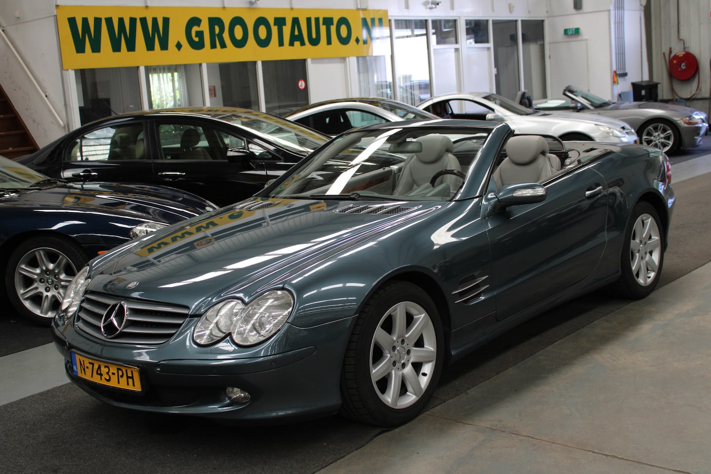 Mercedes-Benz SL-klasse Cabrio - 350 Automaat Airco, Cruise Control, Navigatie, Youngtimer - AutoWereld.nl
