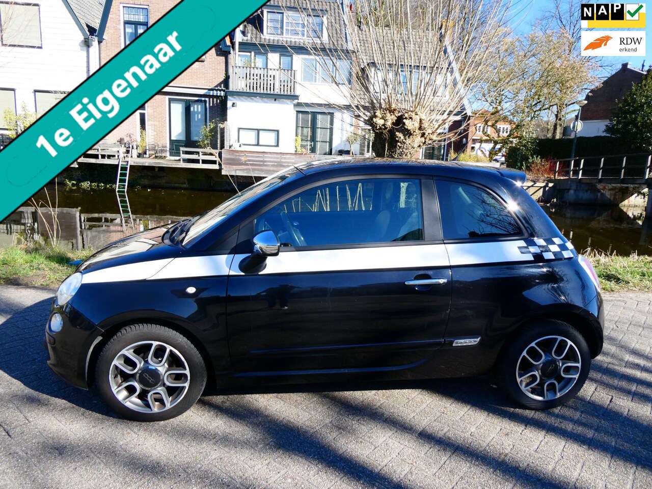 Fiat 500 - 1.2 Sport 1e eigenaar Automaat 4-Cilinder Clima Navi Historie - AutoWereld.nl