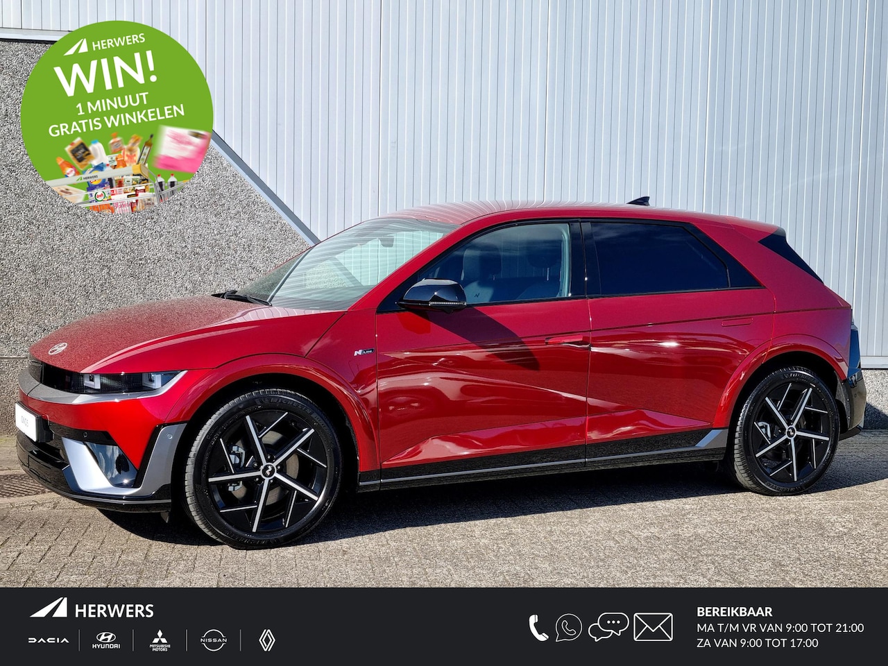Hyundai IONIQ 5 - N Line Business 84 kWh / Rijklaarprijs Ultimate Red / Nu Te Bestellen / Levertijd 3 Maande - AutoWereld.nl