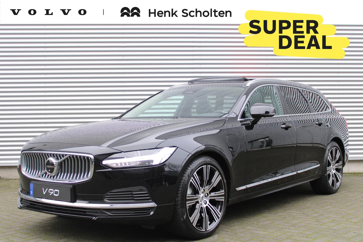 Volvo V90 - T6 Automaat Recharge AWD Plus Bright | Luchtvering | Nappa Lederen Bekleding Met Stoelvent - AutoWereld.nl